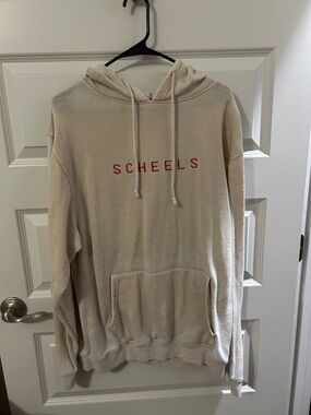 SCHEELS Men's Cream Pullover Hoodie